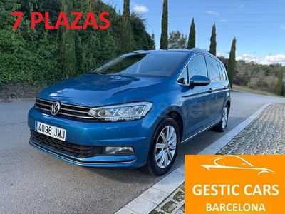 Usado VW Touran Advance 150 CV (110 kW) 2016 Azul Monovolumen