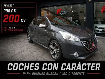 Usado Peugeot 208 GTi 200 CV (147 kW) 2014 Gris / plata Utilitario