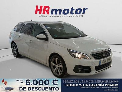 Blanco Usado 2018 Peugeot 308 Allure Familiar | 10.410 € (Precio justo)