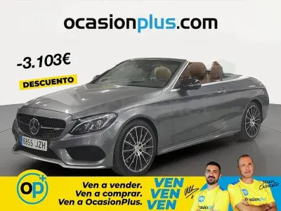 Usado Mercedes C43 AMG 367 CV (269 kW) 2017 Gris / plata Descapotable