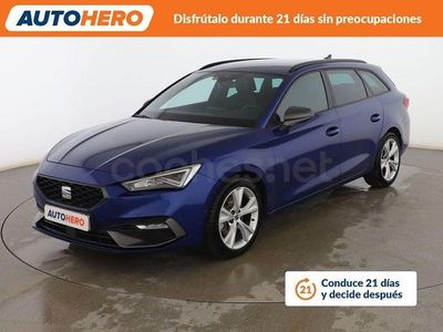 Usado Seat Leon FR 150 CV (110 kW) 2020 Azul Familiar