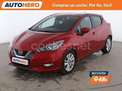 Rojo Usado 2019 Nissan Micra Acenta Berlina | 11.399 € (Precio justo)