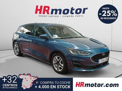 Usado Ford Focus Trend 120 CV (88 kW) 2022 Azul Berlina