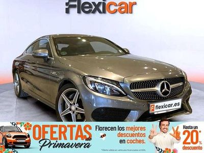 Usado Mercedes C220 170 CV (125 kW) 2016 Gris Coupe