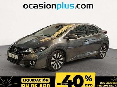Gris Usado 2015 Honda Civic Elegance Utilitario | 13.800 € (Un poco caro)