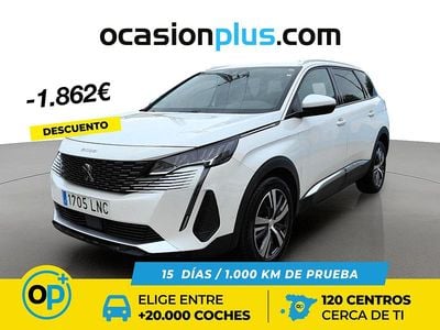 Blanco Usado 2021 Peugeot 5008 Allure SUV | 20.490 € (Precio justo)