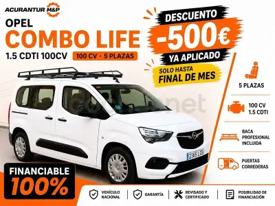Usado Opel Combo Life Edition+ 102 CV (75 kW) 2021 Blanco Monovolumen