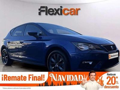 Usado Seat Leon ST Style 131 CV (96 kW) 2020 Azul Familiar