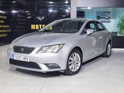 Usado Seat Leon SC Reference 90 CV (66 kW) 2014 Gris Utilitario