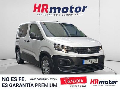 Usado Peugeot Rifter Active 110 CV (80 kW) 2021 Blanco Monovolumen