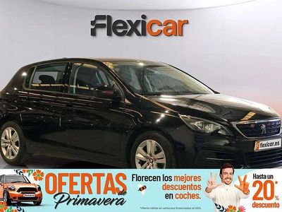 Usado Peugeot 308 Active 131 CV (96 kW) 2018 Negro Berlina
