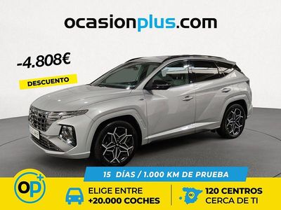 Gris Usado 2023 Hyundai Tucson N Line SUV | 22.750 € (Precio justo)