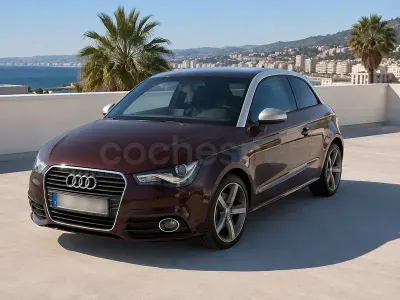 Usado Audi A1 Ambition 122 CV (89 kW) 2011 Granate Utilitario