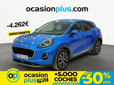 Używany Ford Puma Titanium 120 KM (88 kW) 2021 Niebieski Pickup