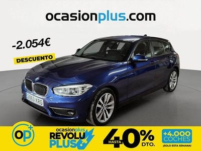 Usado BMW 118 136 CV (100 kW) 2018 Azul Utilitario
