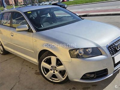 Usado Audi A3 Ambition 105 CV (77 kW) 2008 Blanco Utilitario