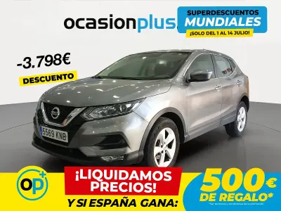 Usado Nissan Qashqai Acenta 115 CV (84 kW) 2018 Gris SUV