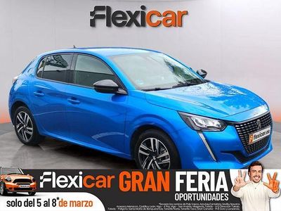 Usado Peugeot 208 Allure 100 CV (73 kW) 2023 Azul Utilitario