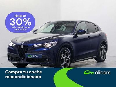 Usado Alfa Romeo Stelvio Sprint 190 CV (139 kW) 2021 Azul SUV