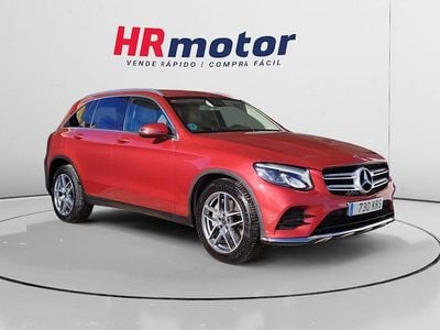 Rojo Usado 2018 Mercedes GLC220 AMG line SUV | 28.890 € (Super precio)
