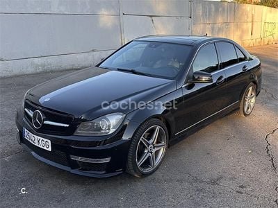 Usado Mercedes C220 Avantgarde 170 CV (125 kW) 2013 Negro Berlina