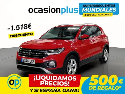 Usado VW T-Cross Sportline 115 CV (84 kW) 2019 Rojo SUV