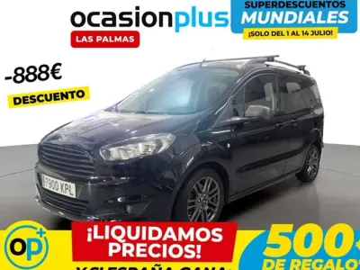 Usado Ford Tourneo Courier Sport 102 CV (75 kW) 2018 Negro Monovolumen