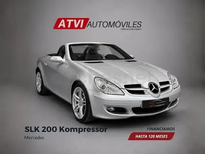 Usado Mercedes SLK200 163 CV (119 kW) 2004 Gris / plata Descapotable