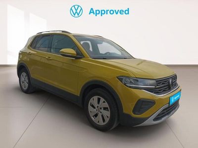 Amarillo chillooón (liso) Usado 2024 VW T-Cross Life SUV | 21.900 € (Caro)