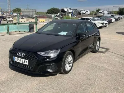 Usado Audi A3 S-Line 110 CV (80 kW) 2022 Negro Berlina