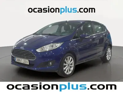 Usado Ford Fiesta Titanium 101 CV (74 kW) 2017 Azul Utilitario