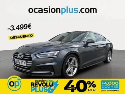 Usado Audi A5 Sport 190 CV (139 kW) 2019 Gris Coupe
