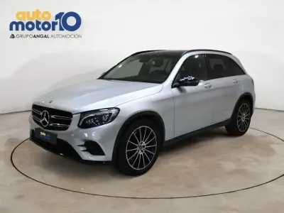 Usado Mercedes GLC220 AMG line 170 CV (125 kW) 2019 Gris / plata SUV