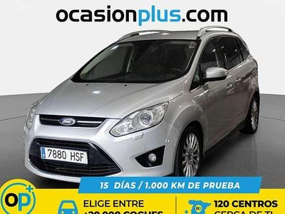 Gris Usado 2013 Ford Grand C-Max Titanium Monovolumen | 7300 € (Precio justo)