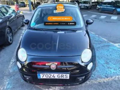 Usado Fiat 500 Sport 100 CV (73 kW) 2009 Negro Descapotable