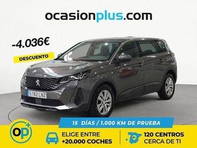 Usado Peugeot 5008 Active 130 CV (95 kW) 2021 Gris Monovolumen