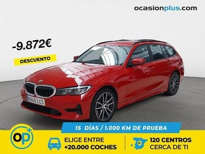 Usado BMW 330 265 CV (194 kW) 2019 Rojo Familiar