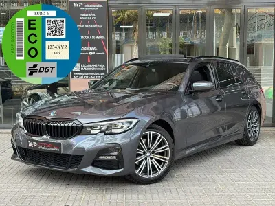 Usado BMW 320e M Sport 190 CV (139 kW) 2021 Gris / plata Familiar