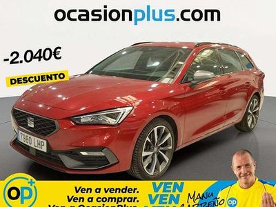 Usado Seat Leon ST FR 150 CV (110 kW) 2020 Rojo Familiar