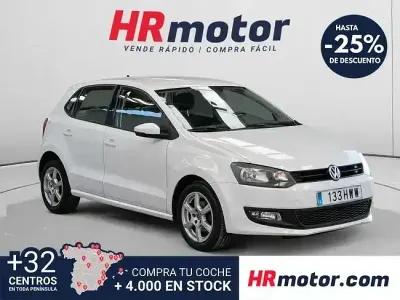 Käytetty VW Polo Advance 90 HP (66 kW) 2014 Valkoinen