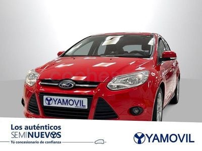 Usado Ford Focus Trend 95 CV (69 kW) 2014 Rojo Utilitario