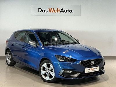 Azul Usado 2024 Seat Leon FR Berlina | 24.490 € (Precio justo)