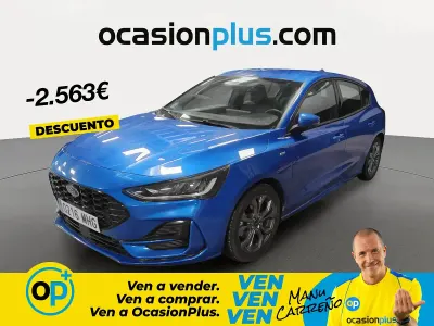 Usado Ford Focus ST-Line 125 CV (91 kW) 2023 Azul Berlina