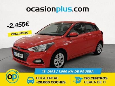 Rojo Usado 2019 Hyundai i20 Berlina | 9500 € (Precio justo)