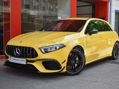 Usado Mercedes A45 AMG 421 CV (309 kW) 2020 Amarillo Berlina
