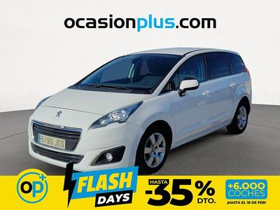 Usado Peugeot 5008 Active 115 CV (84 kW) 2015 Blanco Monovolumen