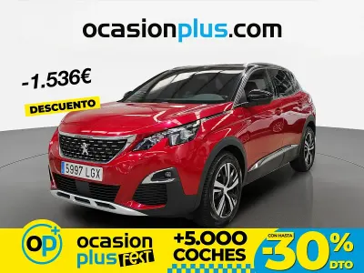 Usado Peugeot 3008 GT-line 130 CV (95 kW) 2020 Rojo SUV
