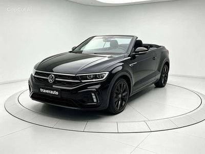 Usado VW T-Roc Cabriolet R-line 150 CV (110 kW) 2022 Negro Descapotable