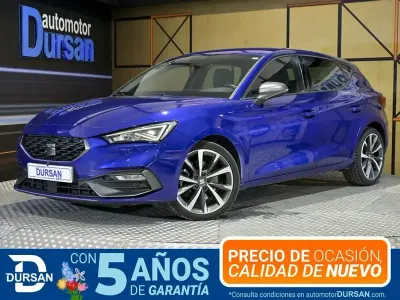 Usado Seat Leon FR 150 CV (110 kW) 2020 Azul Utilitario