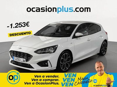Usado Ford Focus ST-Line 120 CV (88 kW) 2020 Blanco Berlina